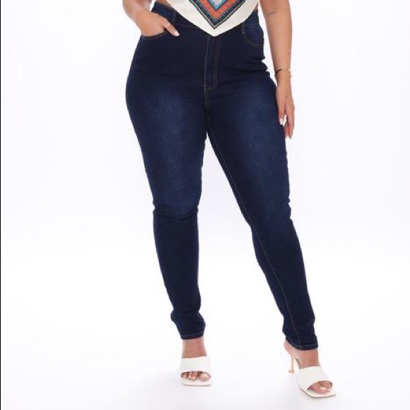 FashionNova High Rise Skinny Jeans-Size15/16 - Picture 1 of 5